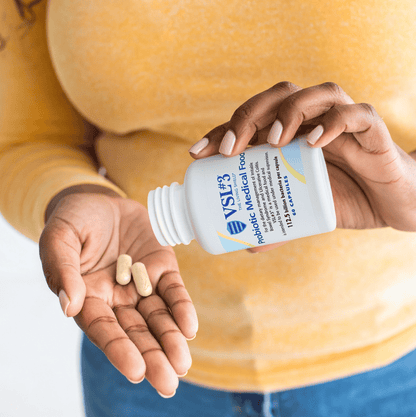 VSL #3® Probiotics for Digestive Health, IBS & UC Symptoms - 112.5B CFUs, High-Potency, Multi-Strain, Live, Refrigerated Probiotic, Medical Food for Gut Health Support in Men & Women, 60 Capsules