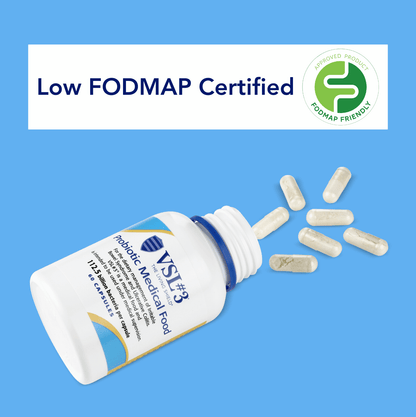 VSL #3® Probiotics for Digestive Health, IBS & UC Symptoms - 112.5B CFUs, High-Potency, Multi-Strain, Live, Refrigerated Probiotic, Medical Food for Gut Health Support in Men & Women, 60 Capsules